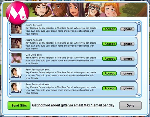 The Sims Social ตอนที่ 2 การเพิ่มเพื่อนและตอบรับคำขอ