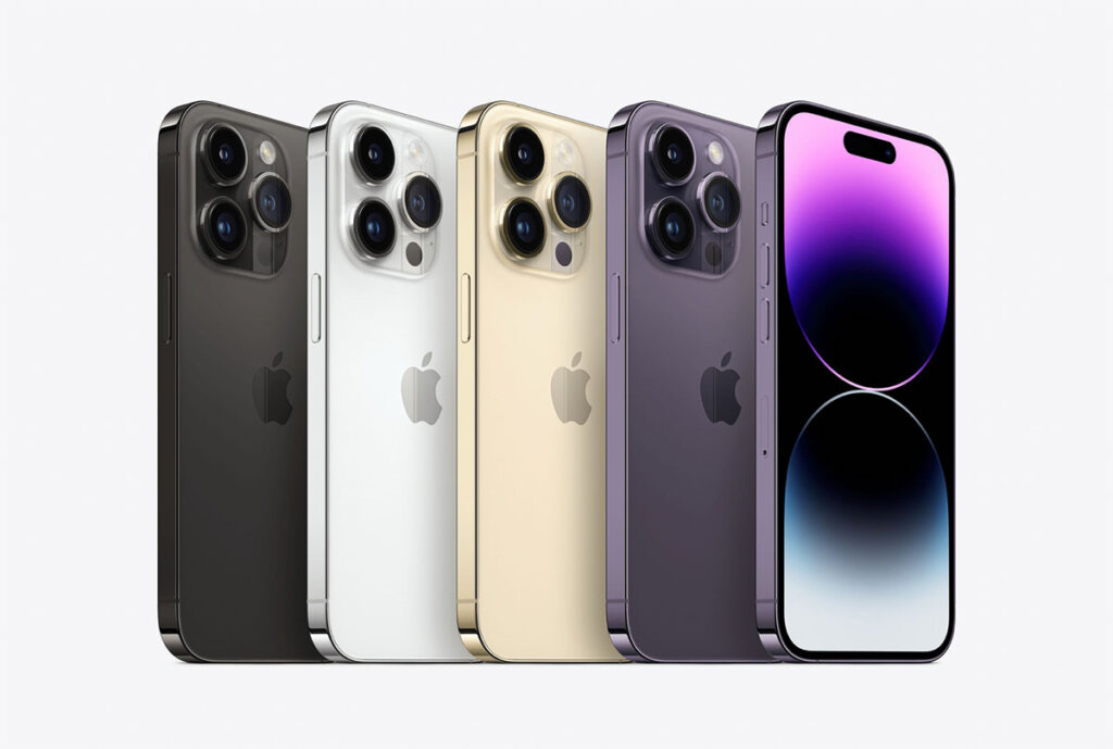 iPhone 14 Pro และ iPhone 14 Pro Max จะมีให้เลือกทั้งหมด 4 สี  เน้นให้ดูหรูหรา และมีสีใหม่คือสีม่วง