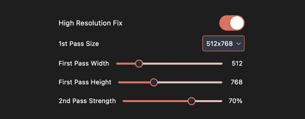 วิธีใช้ Hi-res Fix แอพ Draw Things